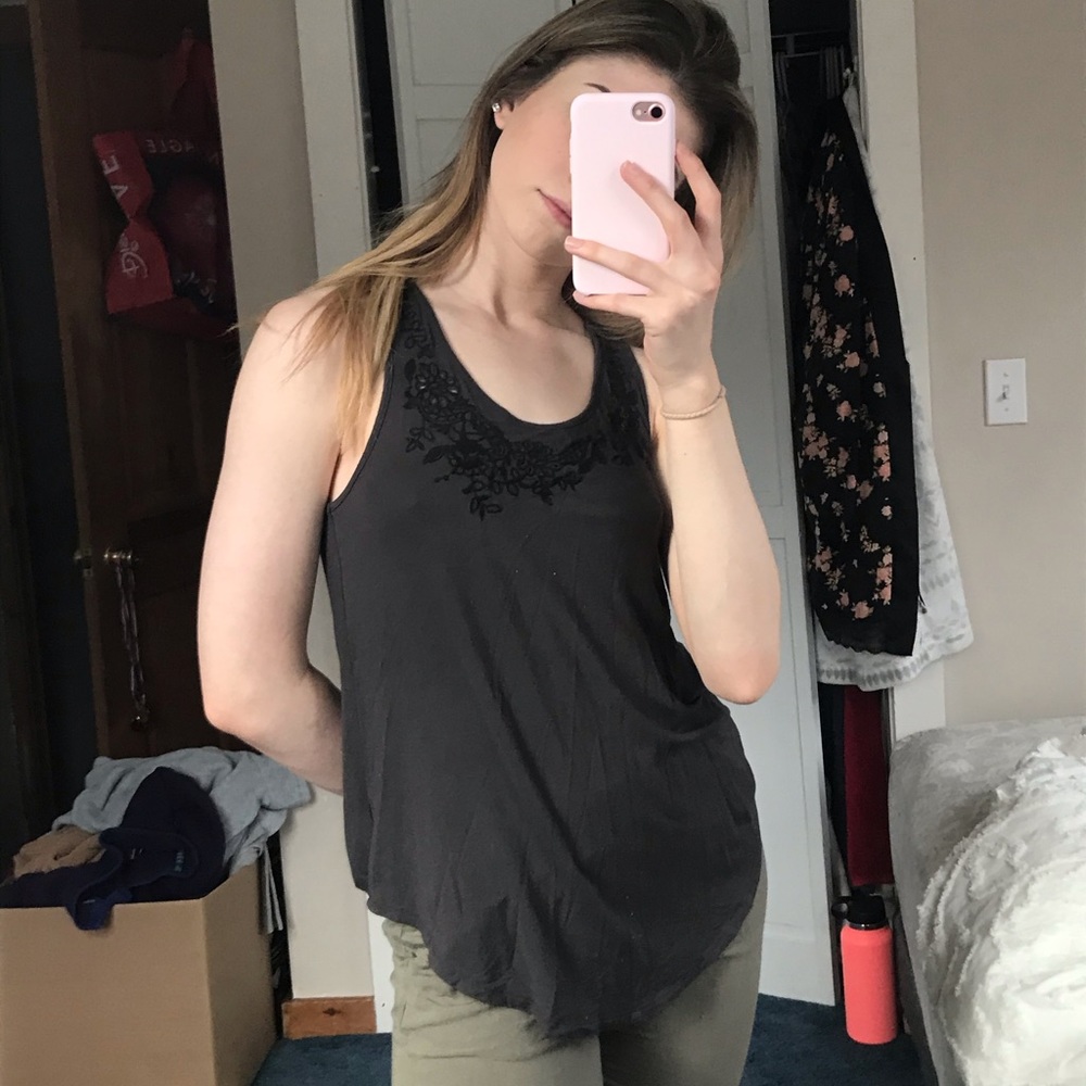 soft grey tank